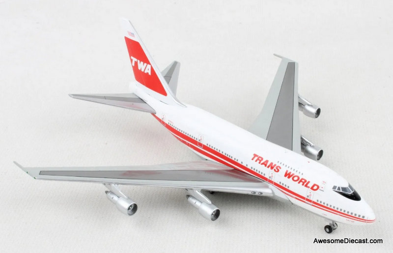 Gemini Jets 1:400 Boeing 747SP: Trans World Airlines (Reg #N58201) Boston Express