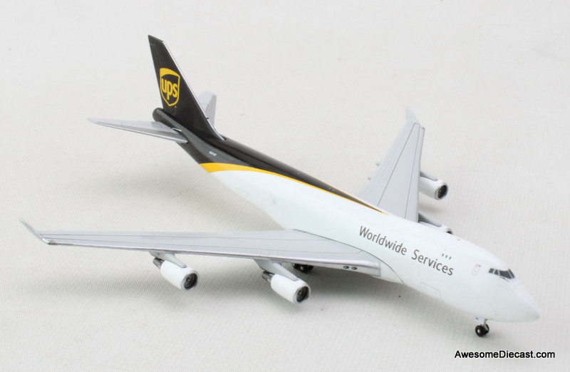 Gemini Jets 1:400 Boeing 747-400F: UPS World Wide Service (Reg #N581UP)