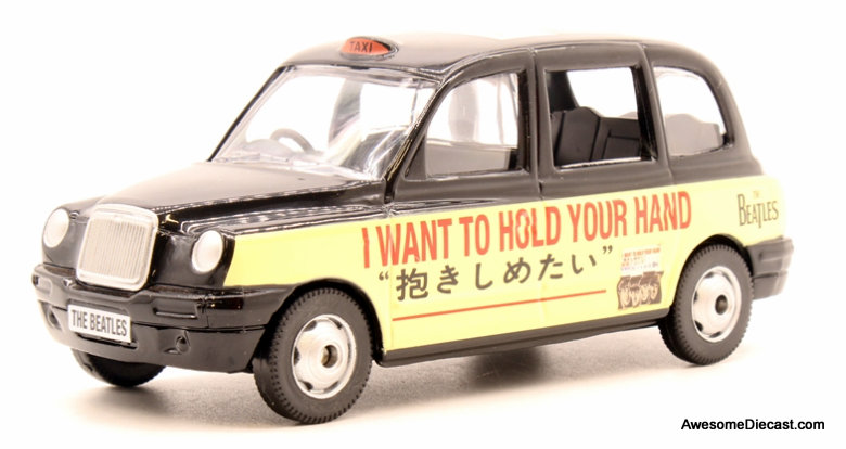 Corgi 1:36 London Taxi Cab, Beatles Livery: I Want To Hold Your Hand