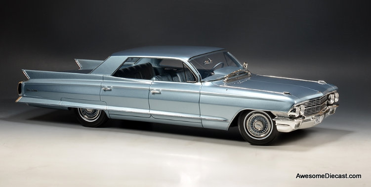 Stamp Models 1:18 1962 Cadillac Sedan De Ville, Newport Blue Metallic