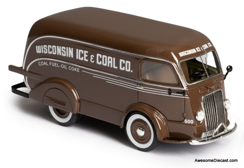 Esval Models 1:43 1938 International D-300: Wisconsin Ice & Coal Co.