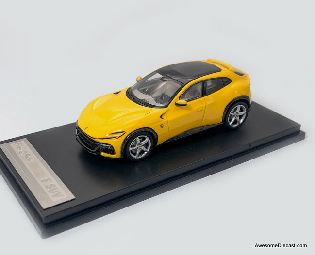 Funny Model 1:64 Ferrari Purosangue SUV, Yellow