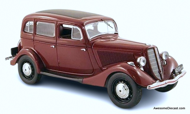 IST Models 1:43 1942 Gaz M1, Red