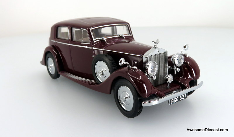 Oxford 1:43 Rolls-Royce Thrupp & Maberley,  Burgundy