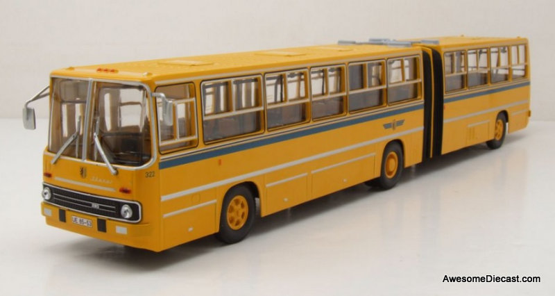 Premium ClassiXXs 1:43 Ikarus 280.33 Articulated Bus, Yellow: Leipziger Verkehrsbetriebe Premium ClassiXXs 1:43 Ikarus 280.33 Articulated Bus, Yellow: Leipziger Verkehrsbetriebe