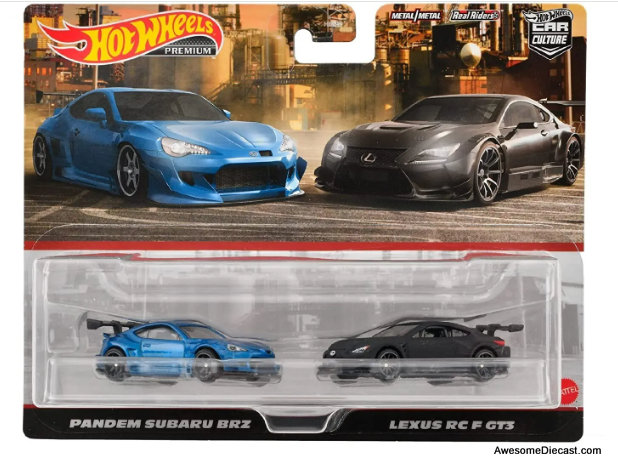 Hot Wheels Premium 1:64 Pandem Subaru BRZ & Lexus RC F GT3