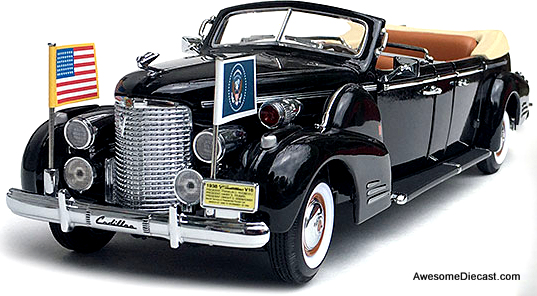 Road Signature 1:24 1938 Cadillac V-16 Presidential Limo