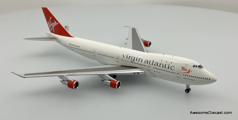 JC Wings 1:400 Boeing 747-100: Virgin Atlantic (Reg #G-VMIA)