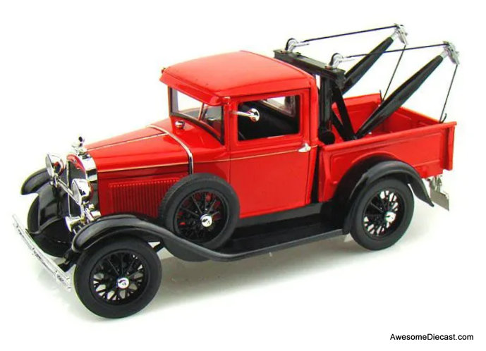 Signature Models 1:18 1931 Ford Model A Tow Truck, Red