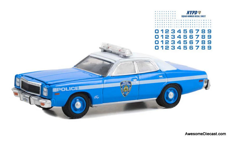 Greenlight 1:64 1977 Plymouth Fury: NYPD