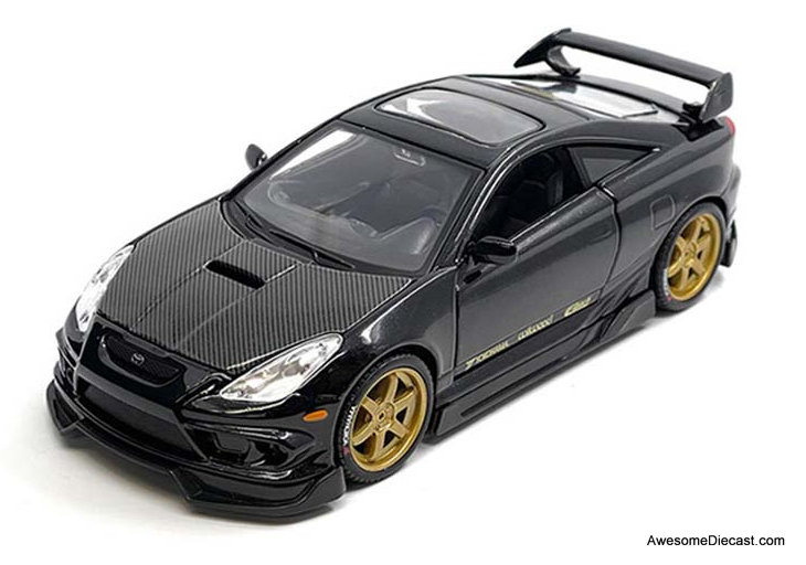 Maisto 1:24 Toyota Celica GT-S, Black/Carbon Fiber