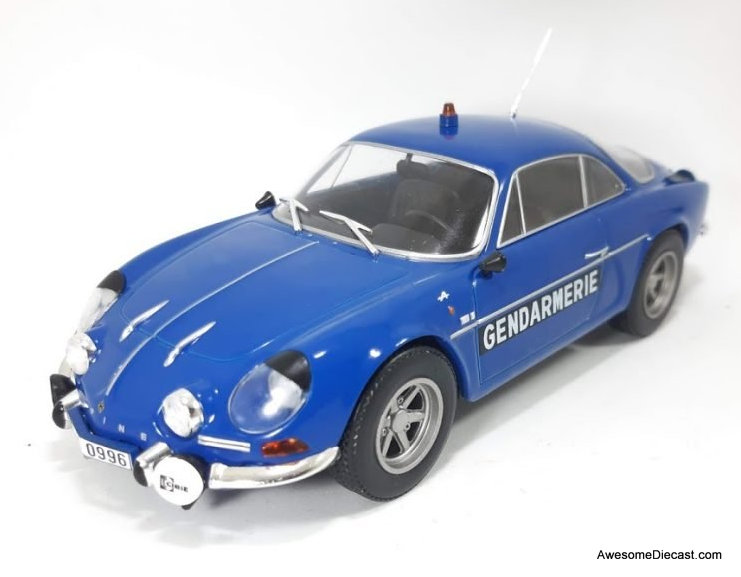 Hachette 1:24 1971 Renault Alpine A110 1600s: French Nat'l Police