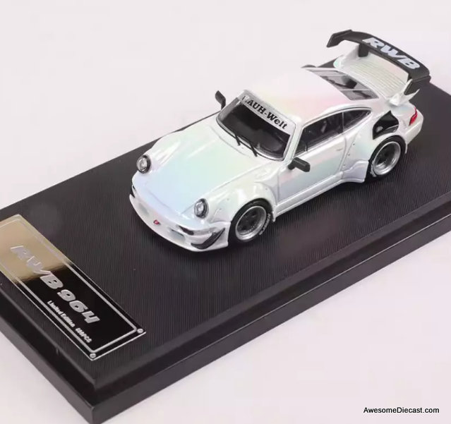 Star Model 1:64 Porsche RWB964 993 GT, Pearl White