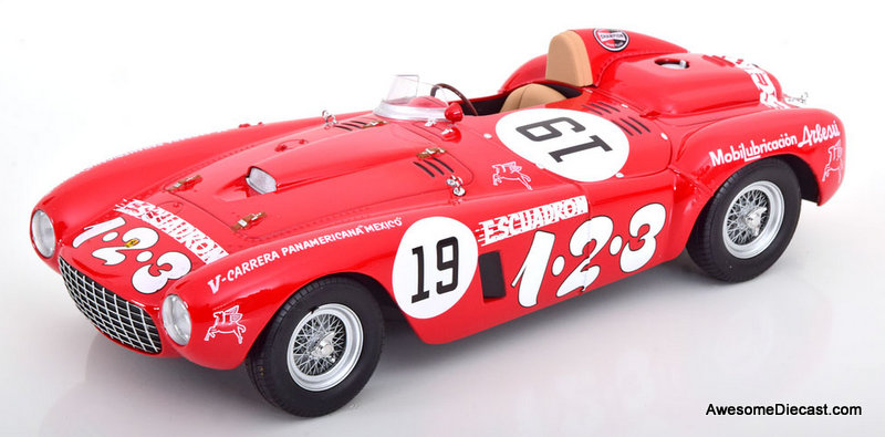 KK Scale 1:18 1954 Ferrari 375 Plus #19: Winner Panamericana Maglioli