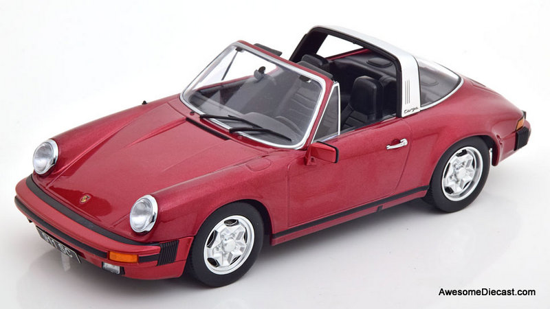 KK Scale 1:18 1978 Porsche 911 SC Targa, Metallic Red