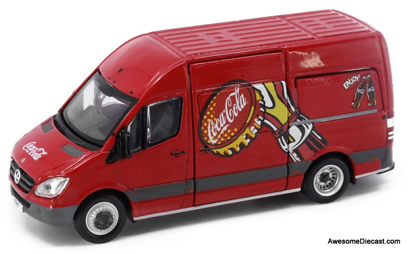 Tiny 1:76 Mercedes Benz Sprinter: Coca Cola