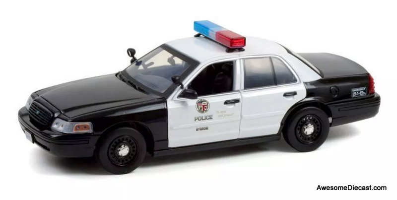 Greenlight 1:18 2001 Ford Crown Victoria: LAPD (Drive The Movie)