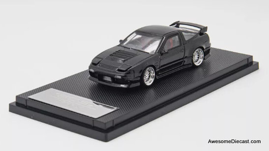 Micro Turbo 1:64 Nissan 180SX, Metallic Black