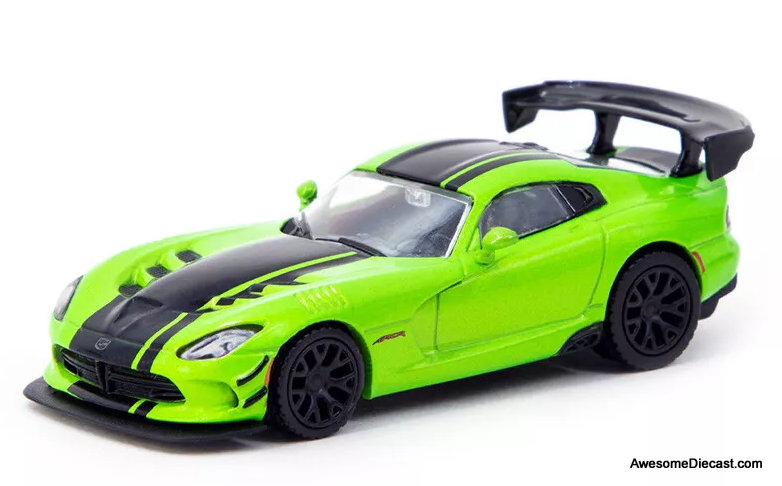 Tarmac Works 1:64 Dodge Viper ACR Extreme, Metallic Green (Mijo