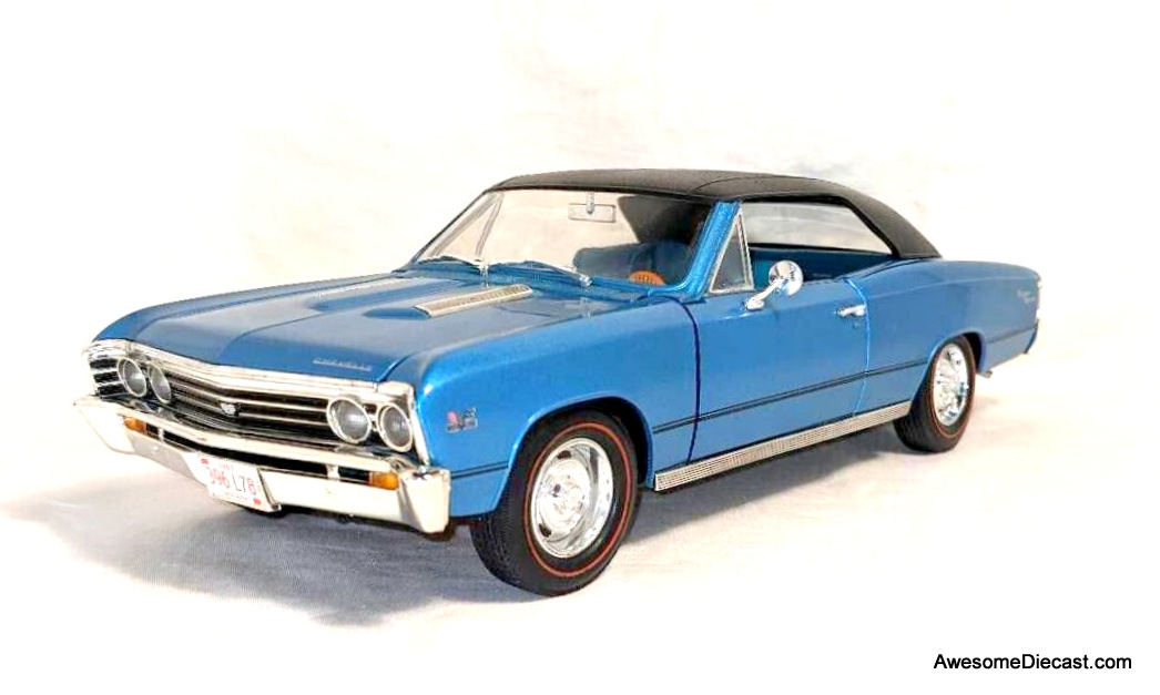 American Muscle 1:18 1967 Chevrolet Chevelle L-78, Metallic Blue