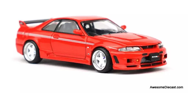 Pop Race 1:64 Nissan GT-R R33 Nismo 400R, Red