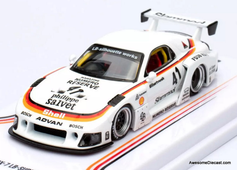 Inno64 1:64 LBWK Mazda RX-7 (FD3S) LB-Super Silhouette #41, White