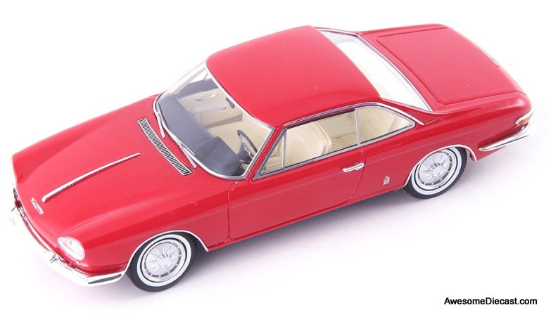 Avenue43 by AutoCult 1:43 1963 Chevrolet Corvair Pininfarina, Red