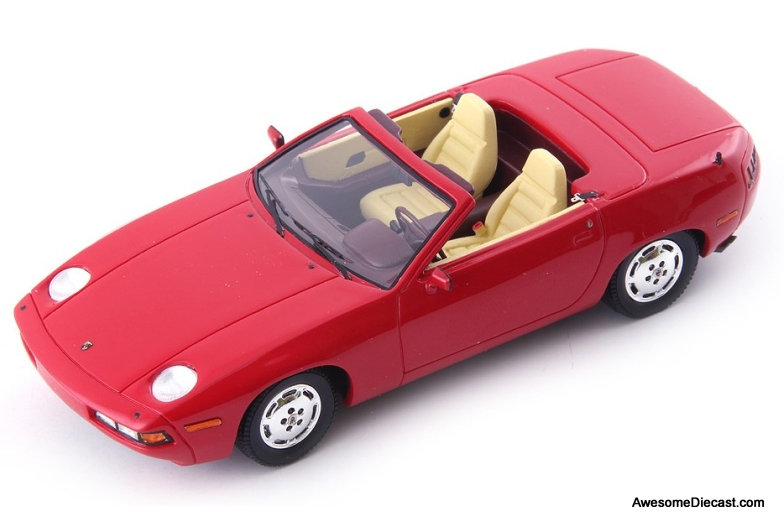 Avenue43 by AutoCult 1:43 1981 Porsche Carelli Design Convertible, Red