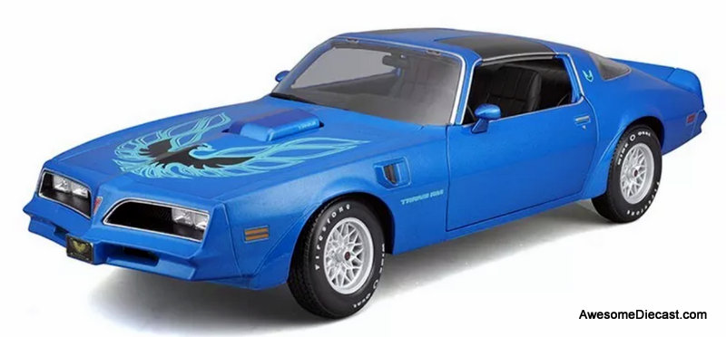 Maisto 1:18 1978 Pontiac Firebird Trans Am, Metallic Blue