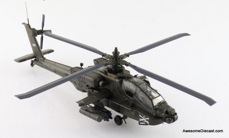 Boeing AH-64D Apache "Tyrone Biggums" 4th Combat Aviation Brigade, US Army, June 2018 to Mar. 2019 "Atlantic Resolve" 1:72 Diecast Model Helicopter by Hobby Master