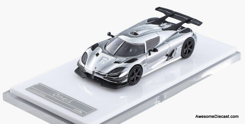 1/64 ケーニグセグ Koenigsegg One:1 銀 世界限定999台 vmb 1/64