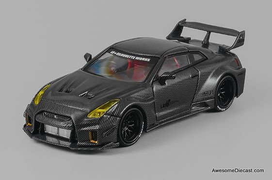 Nissan 35GT-RR LB-Silhouette Works GT, Full Carbon 1:64 Diecast Model Car by CM Model