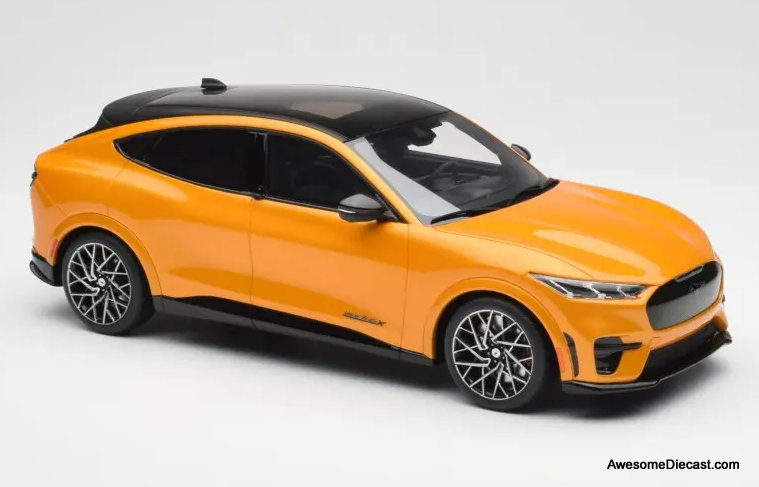 2021 Ford Mustang Mach-E GT Performance, Cyber Orange 1:18 Resin Cast Model by Otto