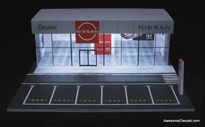 MoreArt 1:64 Nissan Dealer Showroom w/Lighting