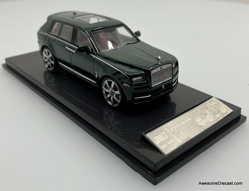 Rolls Royce Cullinan, British Racing Green 1:64 Diecast