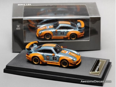 Porsche RWB 993 High GT Wing GULF #93 (Special Edition) 1:64 Diecast Model Car by Star Model
