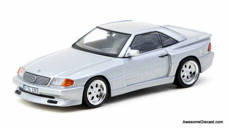 Mercedes-Benz SL 500 Koenig Special, Silver 1:64 Diecast Model Car