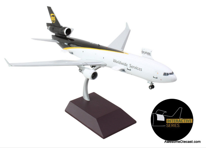 McDonnell Douglas MD-11F: UPS World Wide Services (Reg# N287UP) 1:200 Diecast Model Plane by Gemini 200
