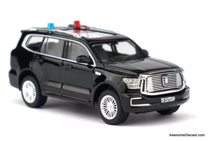 2022 Tank 500 SUV, Black (Russia Presidential Security) 1:64