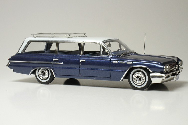 1962 Buick Invicta Station Wagon Cadet Blue 1:43 Resin Cast