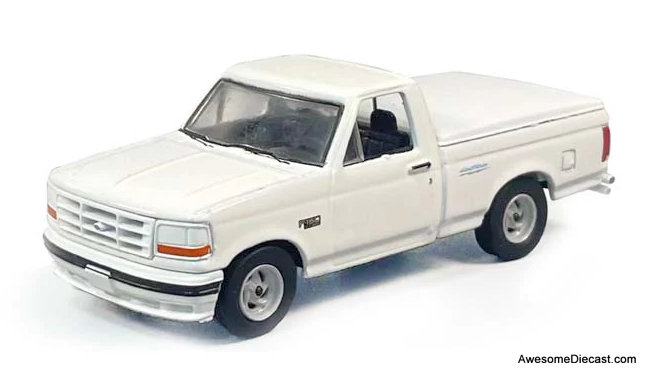 1994 Ford F-150 SVT Lightning, White 1:64 Diecast Model Truck by Greenlight