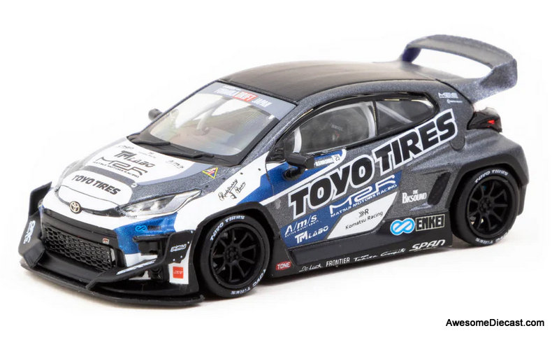 Pandem Toyota GR Yaris Toyo Tires 1:64 Diecast Model Car by Tarmac Works