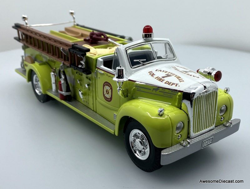 1960 Mack B-Model Fire Pumper: Fayetteville Vol Fire Department (Pennsylvania) 1:34 Diecast Model Truck by First Gear