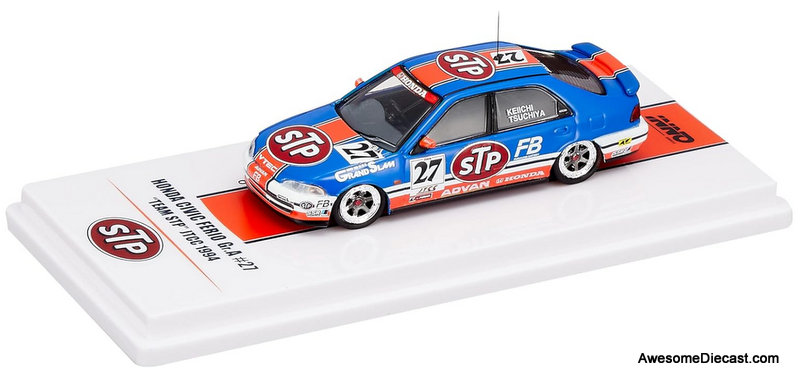 Honda Civic Ferio Gr.A #27 "Team STP" JTCC 1994 1:64 Diecast Model Car by Inno64