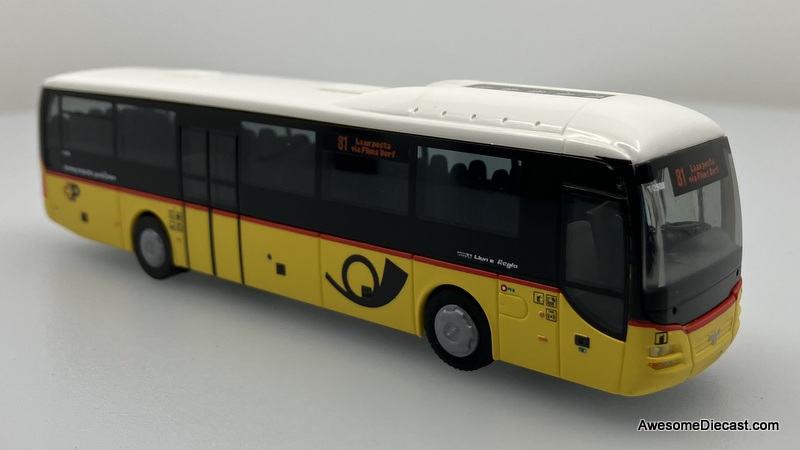 MAN Lion S Regio: Post Bus 1:87 ABS Plastic Model Bus by Rietze