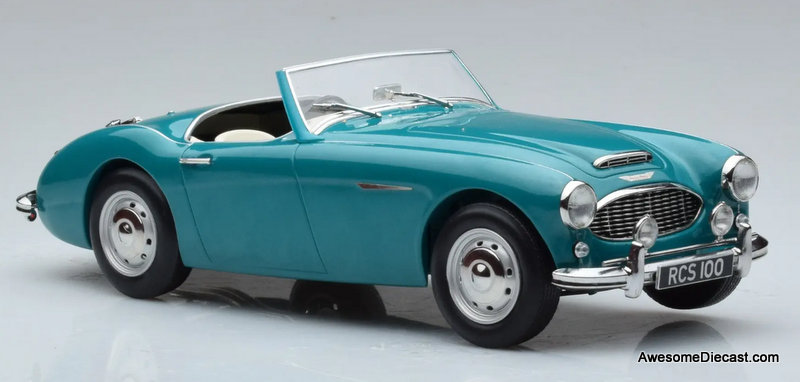 1959 Austin Healey 3000, Green 1:18 Diecast Model Car by Norev