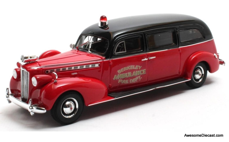 1940 Packard Henney Fire Department Ambulance 1:43 Resin Cast