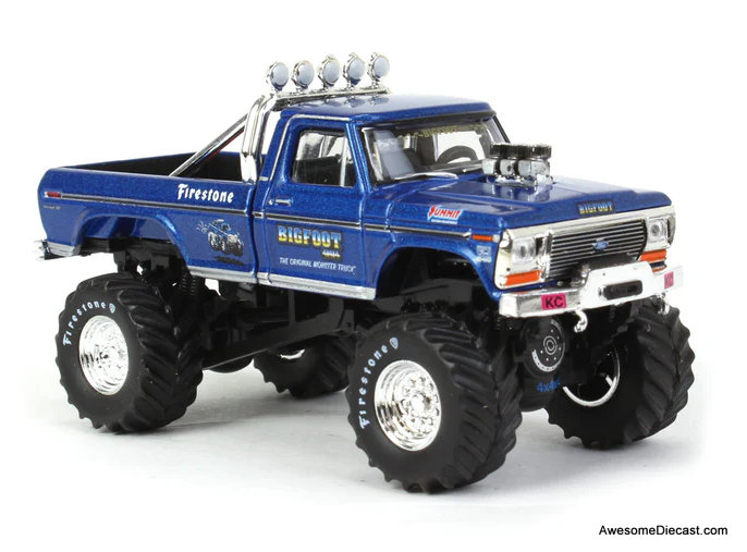 1974 Ford F-250 Monster Truck: Big Foot #1 The Original Monster Truck 1:64 Diecast Model Truck by Greenlight