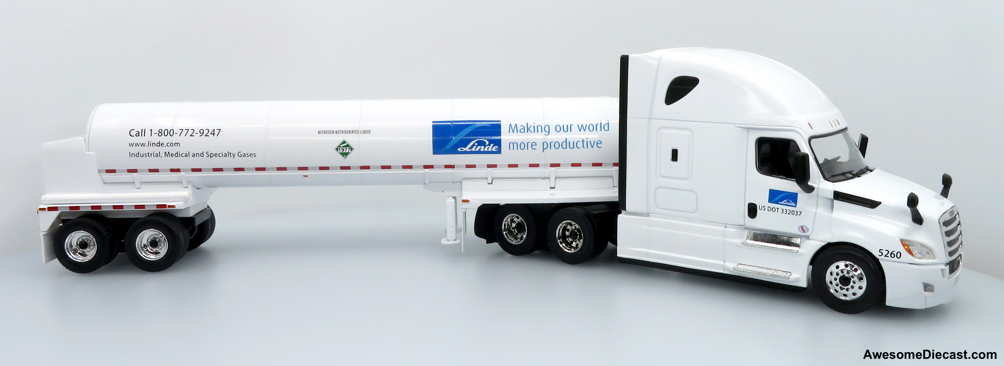 Freightliner Cascadia w/ Cryogenic Tanker Trailer: Linde 1