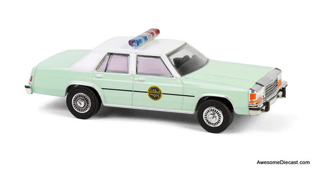 1983 Ford LTD Crown Victoria, US Customs & Border Patrol 1:64 Diecast Model Car by Greenlight